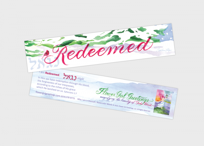Bookmark–I am Redeemed
