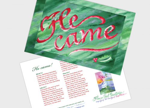 Celebrate His Birth – He came (4 pack)